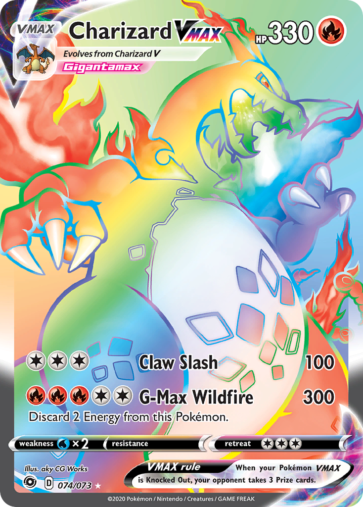 Carta Charizard VMAX